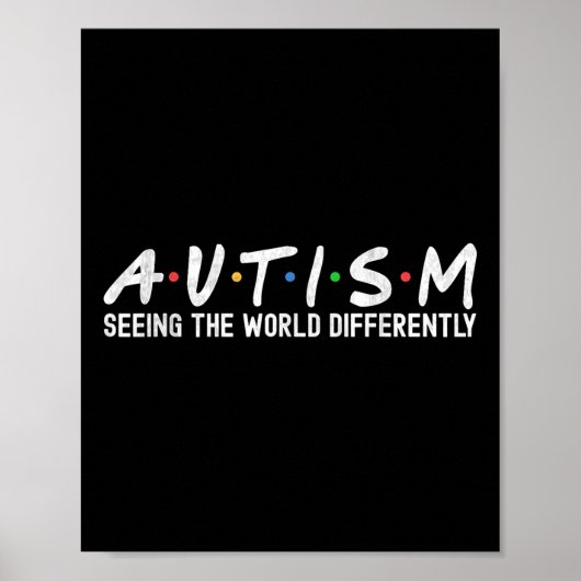 Autismus Bewusstsein Autismus Squad Unterstützung Poster (Vorne)