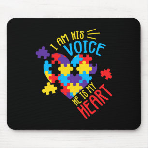 Autismus-Bewusstsein Autismus-Unterstützung Männer Mousepad