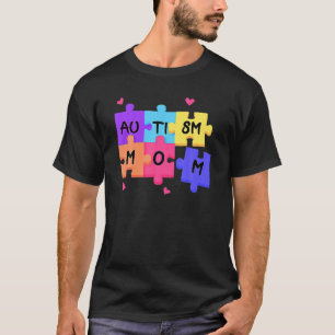 Autismus-Bewusstsein Autismus-Unterstützung Mutter T-Shirt