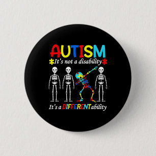 Autismus-Bewusstsein Autisten Unterstützung Autist Button