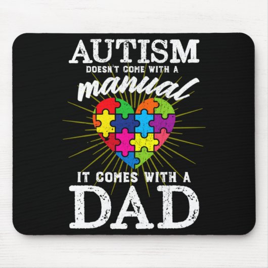 Autismus-Bewusstsein Autistisch Autismus Anders Au Mousepad (Vorne)