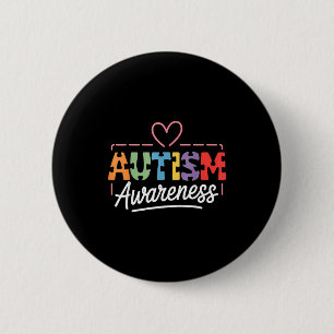 Autismus-Bewusstsein autistisch Button