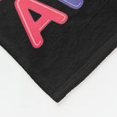Autismus-Bewusstsein autistisch  Fleecedecke (Ecke)