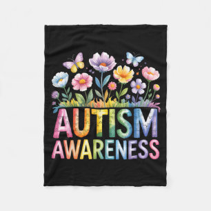 Autismus-Bewusstsein autistisch  Fleecedecke