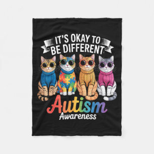 Autismus-Bewusstsein autistisch  Fleecedecke
