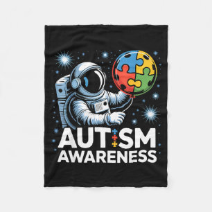 Autismus-Bewusstsein autistisch Fleecedecke