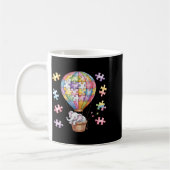 Autismus-Bewusstsein autistisch Kaffeetasse (Links)