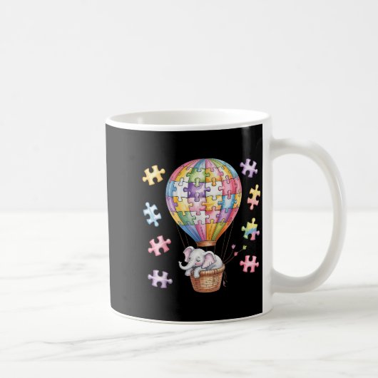 Autismus-Bewusstsein autistisch Kaffeetasse (Rechts)
