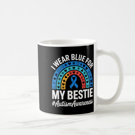 Autismus-Bewusstsein autistisch Kaffeetasse (Rechts)