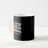 Autismus-Bewusstsein autistisch Kaffeetasse (Vorderseite Links)