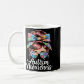 Autismus-Bewusstsein autistisch Kaffeetasse (Links)