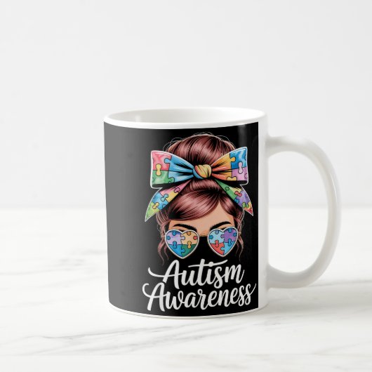 Autismus-Bewusstsein autistisch Kaffeetasse (Rechts)