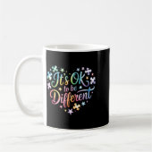 Autismus-Bewusstsein autistisch  Kaffeetasse (Links)