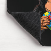 Autismus-Bewusstsein autistisch  Mousepad (Ecke)