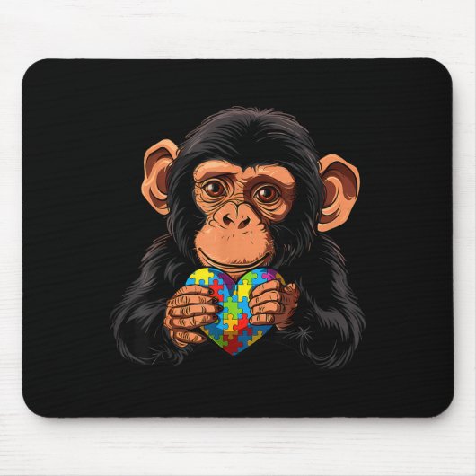 Autismus-Bewusstsein autistisch  Mousepad (Vorne)