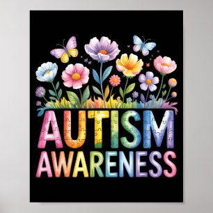 Autismus-Bewusstsein autistisch  Poster