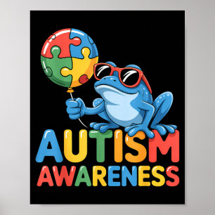 Autismus-Bewusstsein autistisch Poster