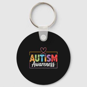 Autismus-Bewusstsein autistisch Schlüsselanhänger