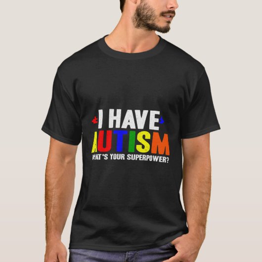 Autismus Bewusstsein Autistisch T-Shirt (Vorderseite)