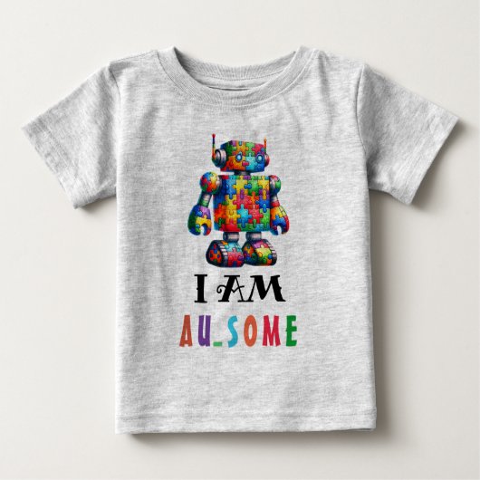 Autismus Bewusstsein Autistische Kinder Baby T-shirt (Vorderseite)