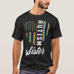 Autismus Bewusstsein Autistische Schwester Brother T-Shirt