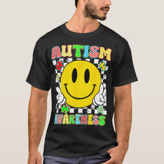 Autismus-Bewusstsein Autistisches Puzzle Akzeptier T-Shirt