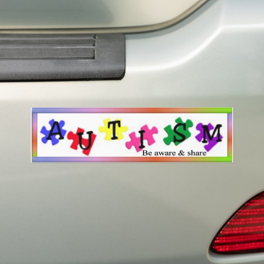 Autismus-Bewusstsein Autoaufkleber (Auf Auto)