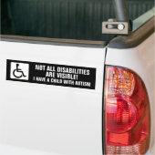 Autismus-Bewusstsein Autoaufkleber (Auf Lkw)