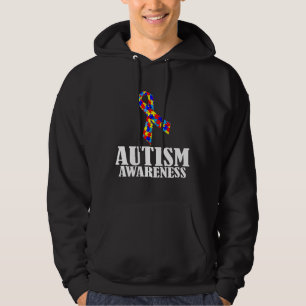 Autismus Bewusstsein Band Puzzles Farben Hoodie