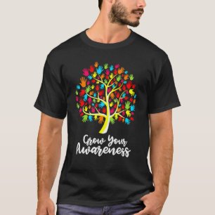 Autismus-Bewusstsein Baum Wachsen Sie Ihr Bewussts T-Shirt