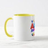 Autismus-Bewusstsein-Becher. Tasse (Links)