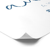 Autismus-Bewusstsein blaues Puzzleteil #Team Name  Poster (Ecke)