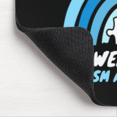 Autismus Bewusstsein Blue April Liebe Autistische  Mousepad (Ecke)