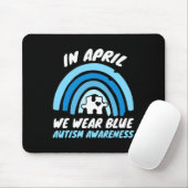 Autismus Bewusstsein Blue April Liebe Autistische  Mousepad (Mit Mouse)