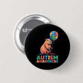 Autismus-Bewusstsein Button (Vorne & Hinten)