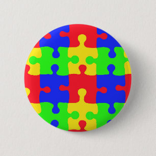 Autismus-Bewusstsein Button