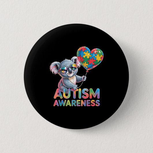 Autismus-Bewusstsein Button (Vorderseite)