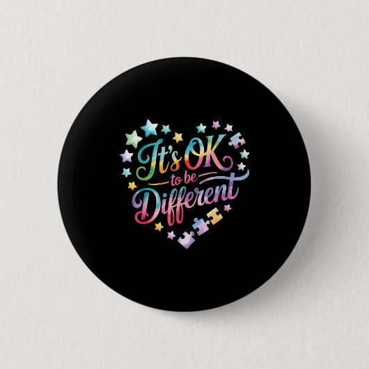 Autismus-Bewusstsein  Button (Vorderseite)