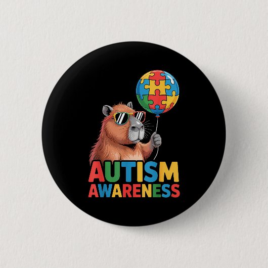 Autismus-Bewusstsein Button (Vorderseite)