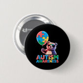 Autismus-Bewusstsein Button (Vorne & Hinten)