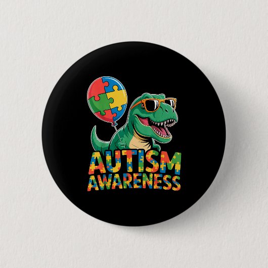 Autismus-Bewusstsein Button (Vorderseite)