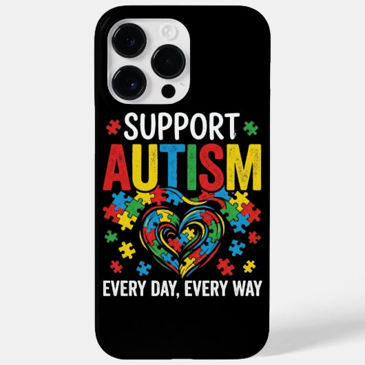 Autismus-Bewusstsein Case-Mate iPhone Hülle (Rückseite)