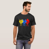 Autismus-Bewusstsein Chemisches Element T-Shirt (Vorne ganz)