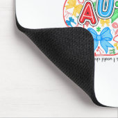 Autismus Bewusstsein Coquette Bow Frauen Mädchen K Mousepad (Ecke)