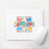 Autismus Bewusstsein Coquette Bow Frauen Mädchen K Mousepad (Mit Mouse)
