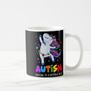 Autismus-Bewusstsein Dabbing Einhorn Puzzle Teil K Kaffeetasse
