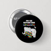 Autismus-Bewusstsein Dad Akzeptiere Stolz Autismus Button (Vorne & Hinten)