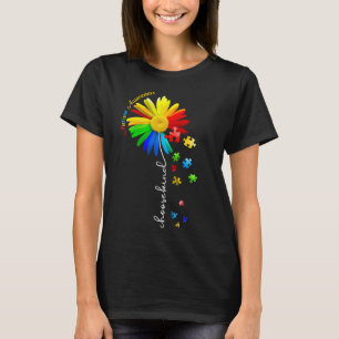 Autismus Bewusstsein Daisy Blume Kind wählen T-Shirt