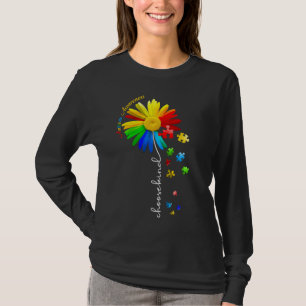 Autismus Bewusstsein Daisy Blume Kind wählen T-Shirt