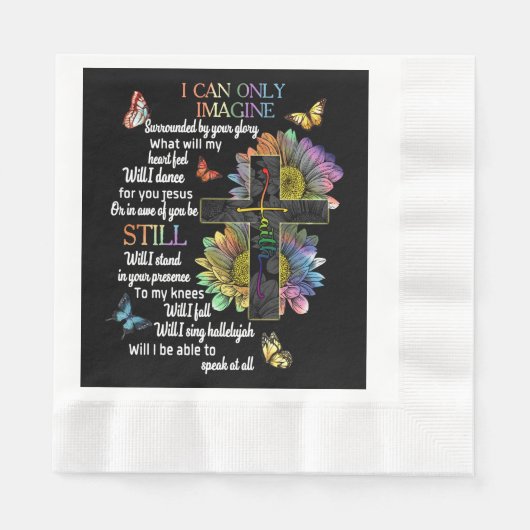 Autismus Bewusstsein, das ich mir nur vorstellen k Serviette (Vorderseite)